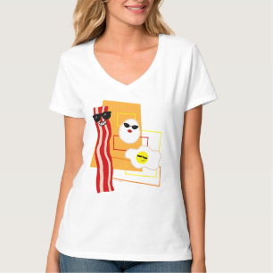 Camiseta Bacon Retro e Ovos