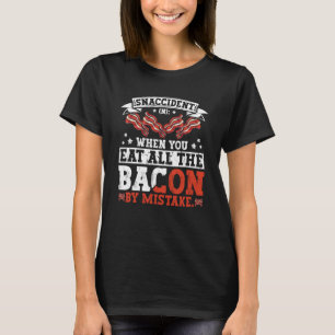 Camiseta Bacon SnAcidente Bacon Porco Humor Men Mulheres