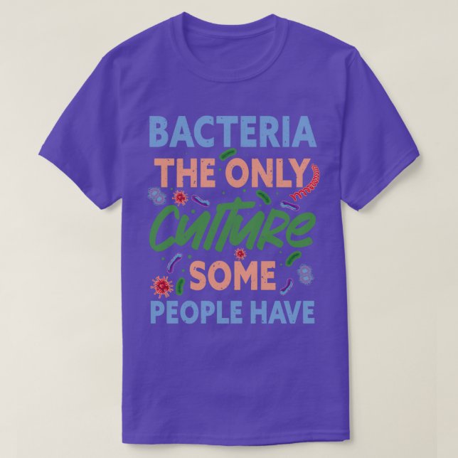 Camiseta Bacteria Microbiology Science Biology (Frente do Design)