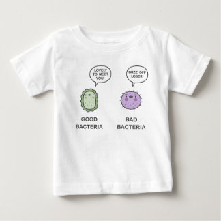 Camiseta Bacterias Boas, Bactérias Más