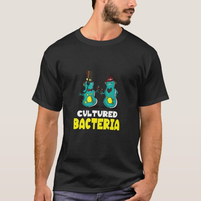 Camiseta Bactérias Culturais Microbiologista Grap (Frente)
