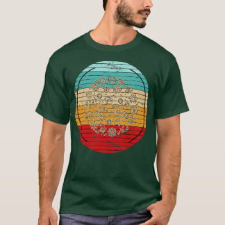 Camiseta Bactérias Retro Biologia de Microrganismos present