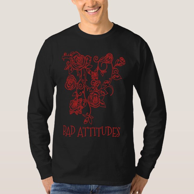 Camiseta Bad Attitudes Bad Setting Emo Gothic Grunge Punk (Frente)