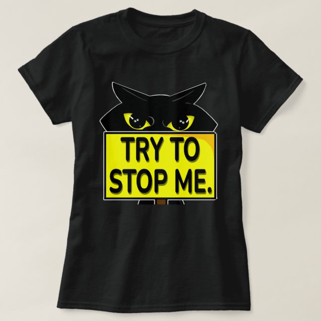 Camiseta Bad Boogie - Tente Me Parar (Frente do Design)
