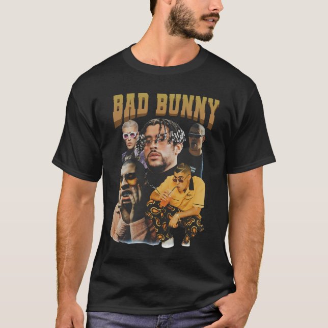 Camiseta Bad Bunny Puerto Rico Boricua Streetwear (Frente)