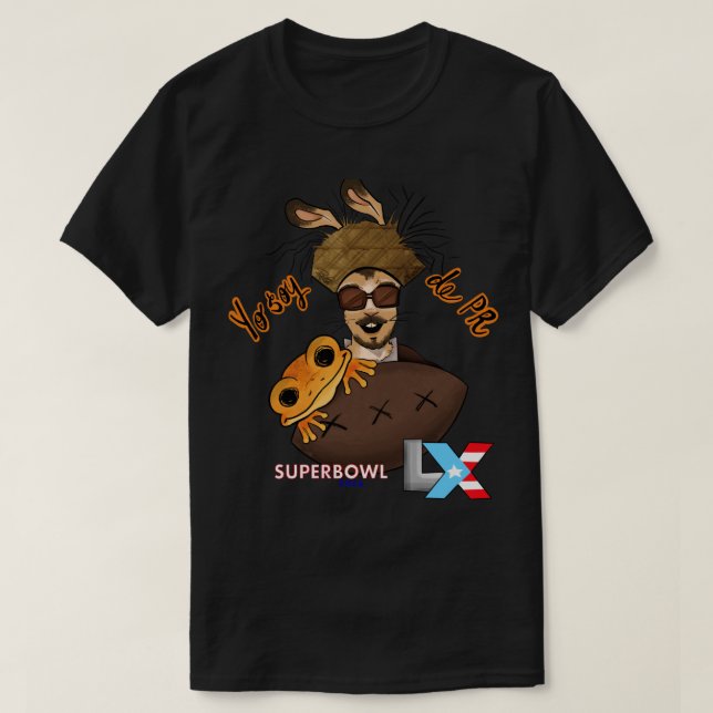 Camiseta Bad Bunny SuperBowl (Frente do Design)