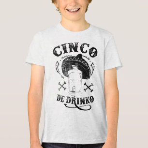 Camiseta Bad Cinco De Drinko , Engraçado Cinco De Mayo Shir