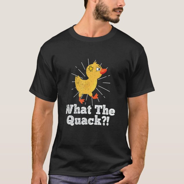 Camiseta Bad Ducks  Grumpy Swearing Inappropriate Duck (Frente)