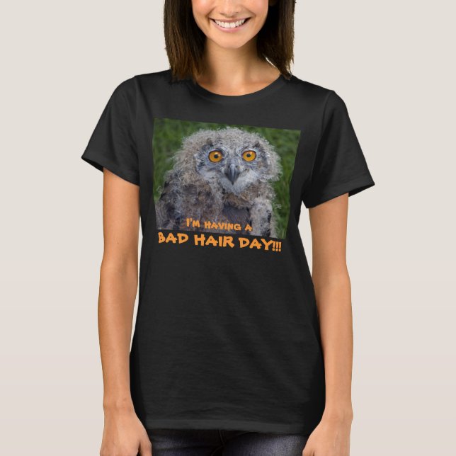 Camiseta Bad Hair Day (Frente)