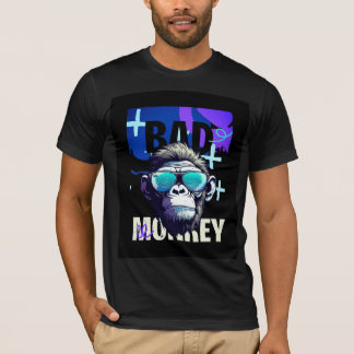 Camiseta Bad Monkey Sunglasses Streetwear Graphic