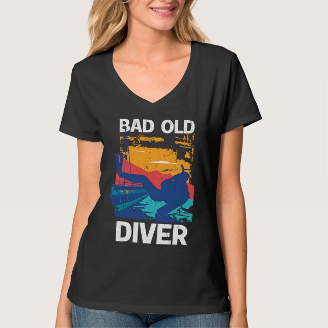 Camiseta Bad Old Diver  1 (Frente)