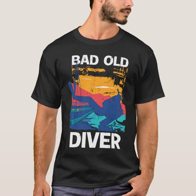 Camiseta Bad Old Diver  1 (Frente)