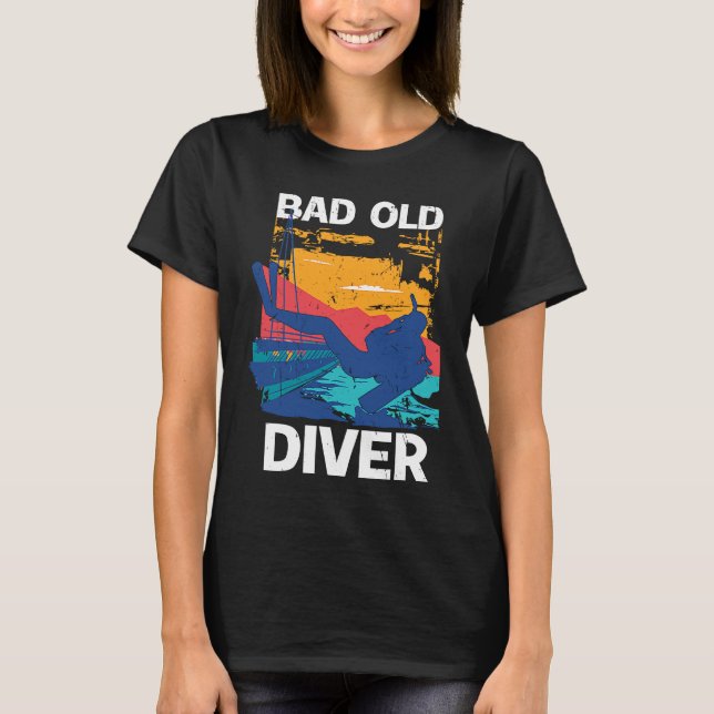 Camiseta Bad Old Diver  1 (Frente)