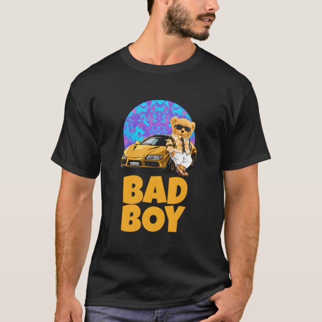 Camiseta Bad Teddy Bear Style Fun (Frente)