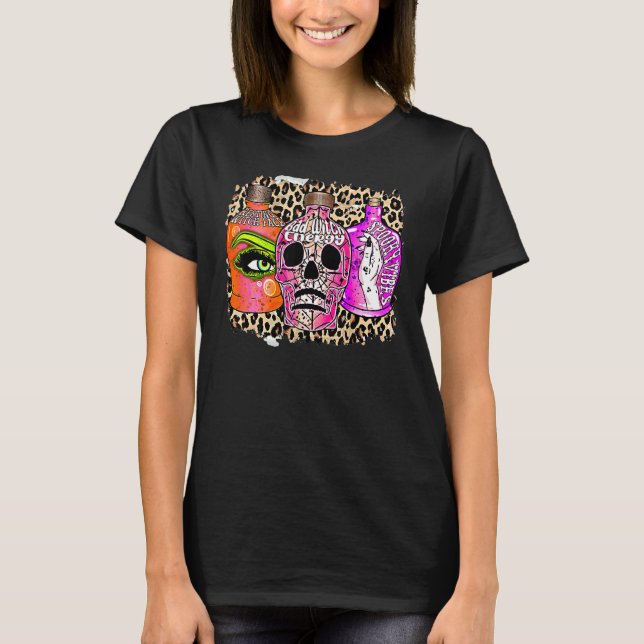 Camiseta Bad Witch Energy Leopard (Frente)