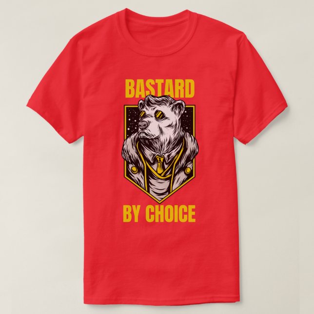 Camiseta Badass Gangster Bear (Frente do Design)