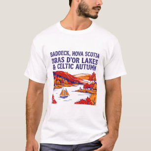 Camiseta Baddeck Nova Scotia Bras D'Or Lakes