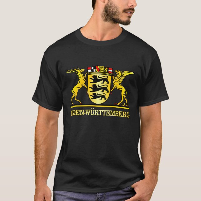 Camiseta Baden-WurWürttemberg Wappen (Frente)
