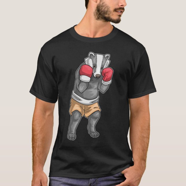 Camiseta Badger Boxer Boxing gloves Boxing (Frente)