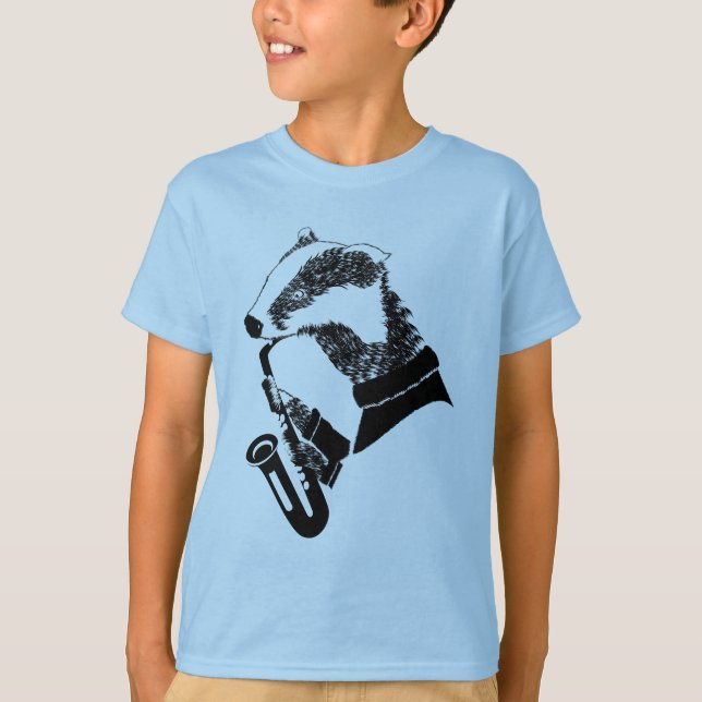 Camiseta Badger Saxofone (Frente)