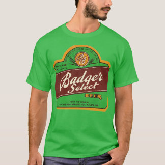 Camiseta Badger Select Beer Retro Defunct Breweriana