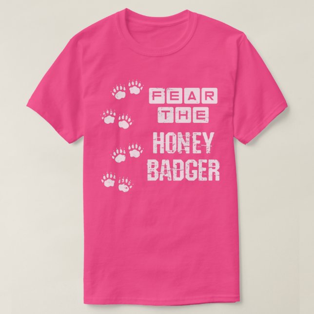 Camiseta Badgers Trazem O Medo Do Badger De Mel (Frente do Design)