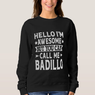 Camiseta Badillo Surname Me Chame De Família Badillo Sobren