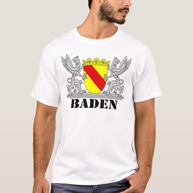 Camiseta Badischer Agarras escritura miserável banhada (Frente)