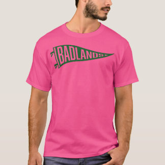 Camiseta Badlands National Park Pennant Green