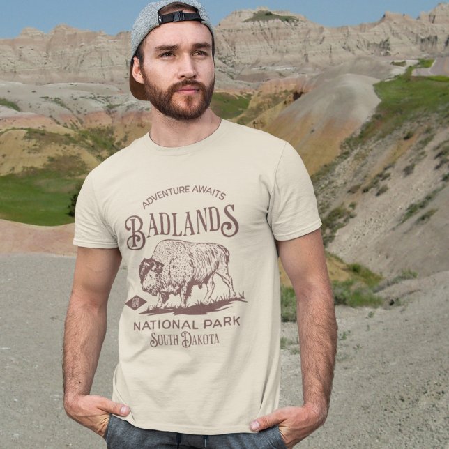 Camiseta Badlands National Park South Dakota (Criador carregado)