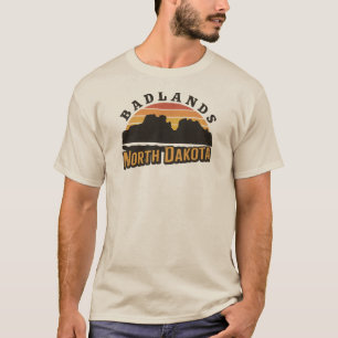 Camiseta Badlands North Dakota Retro
