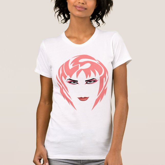 Camiseta Badlands Rosa Feminino (Frente)