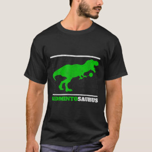 Camiseta Badminto Saurus Rex Birdie Shuttle Dino Badminton