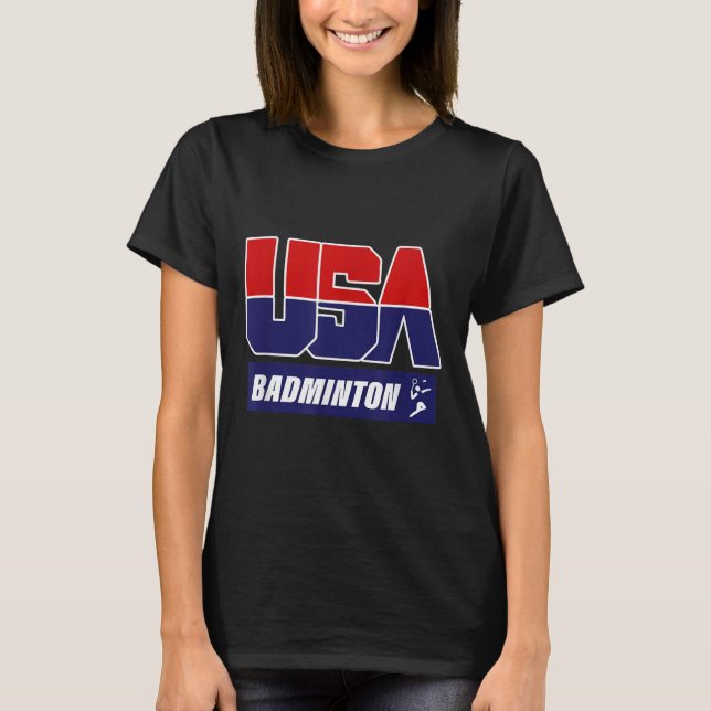 Camiseta Badminton 2021 EUA  (Frente)