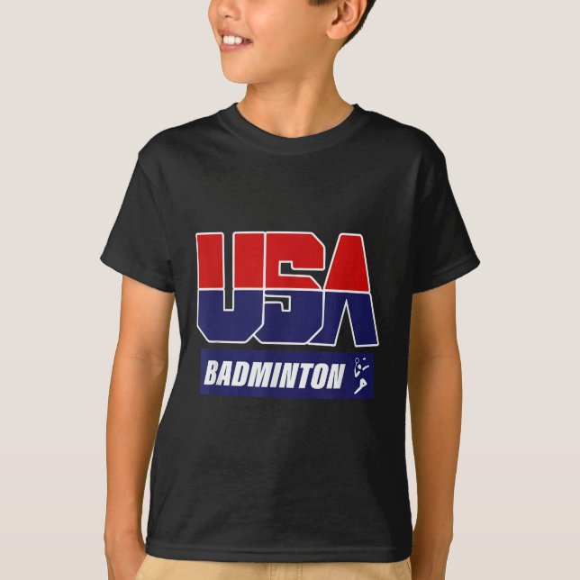 Camiseta Badminton 2021 Usa  (Frente)