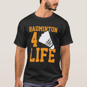 Camiseta Badminton 4 Life Gráfico Jogador de Badminton Pete