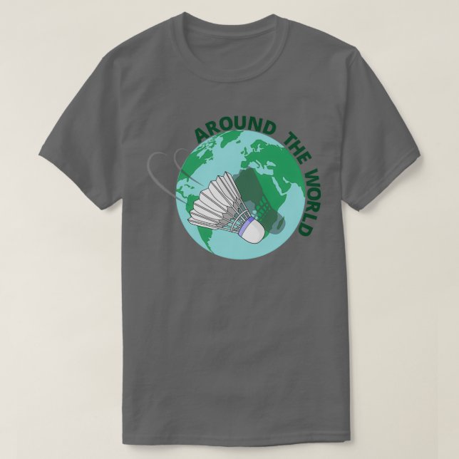 Camiseta Badminton Ao Redor Do Mundo T 1 (Frente do Design)