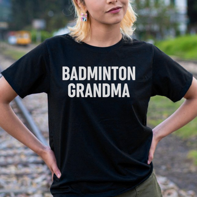 Camiseta Badminton Avó (Criador carregado)