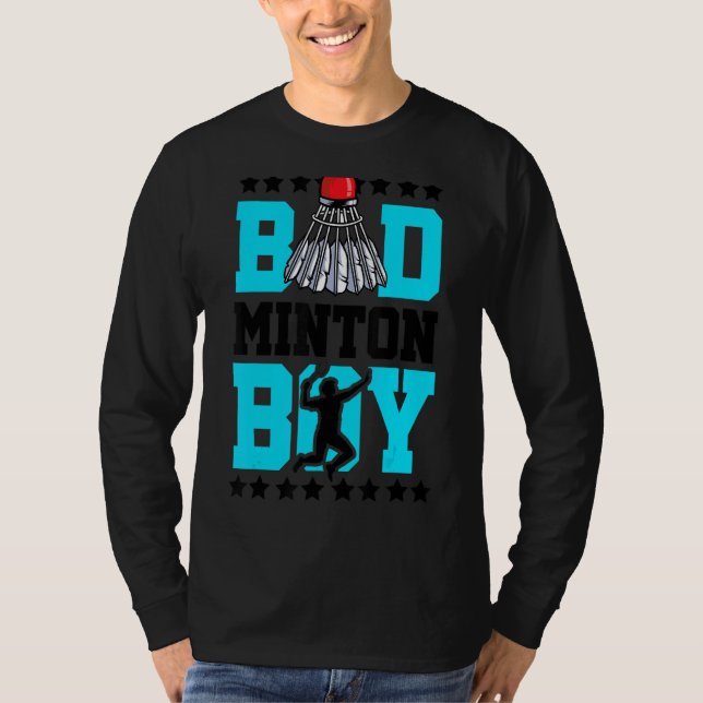 Camiseta Badminton Boy Noun Definition Shuttlecock Badminto (Frente)