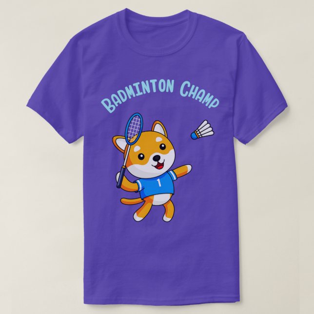 Camiseta Badminton Champion Cuja Boca-Cachorro Esportes (Frente do Design)