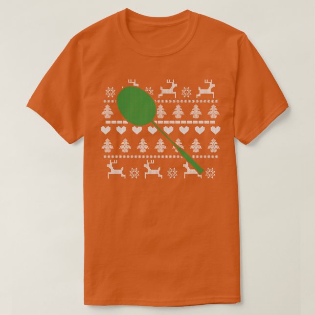Camiseta Badminton Christmas (Frente do Design)