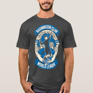 Camiseta Badminton Club Vintage Design T
