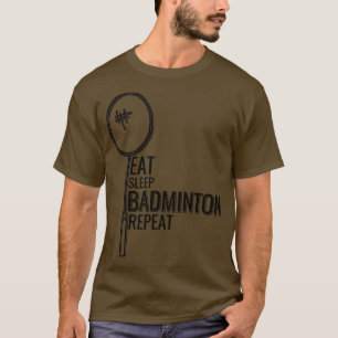 Camiseta Badminton Coma Sleep Badminton Repetir 1