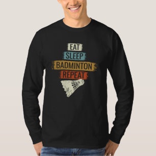 Camiseta Badminton - Comer Dormir Badminton Repetir