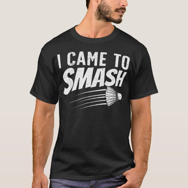 Camiseta Badminton Divertido Badminton (Frente)