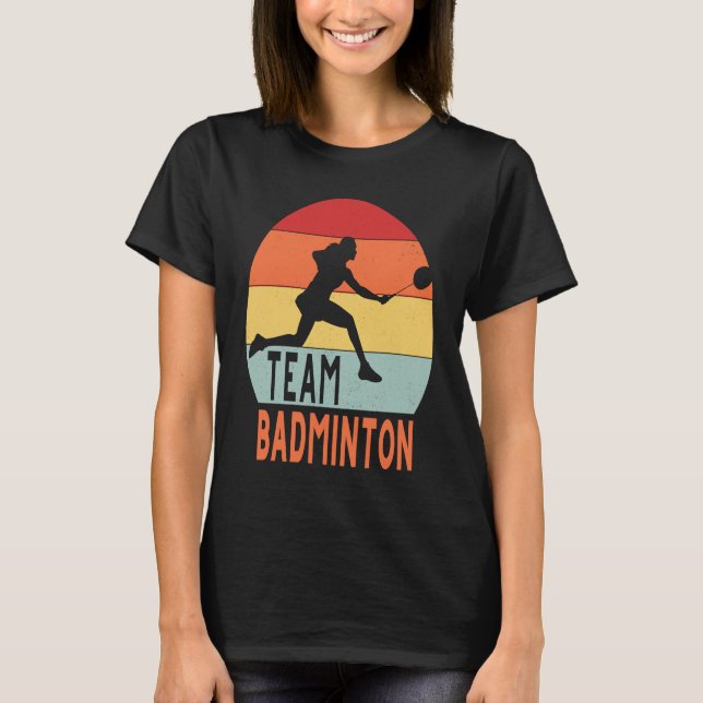 Camiseta Badminton for girls women teamwear female sports (Frente)