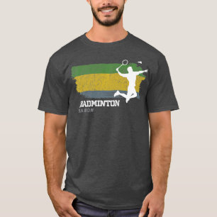 Camiseta Badminton Gabon Net Games Jogador Badminton 1