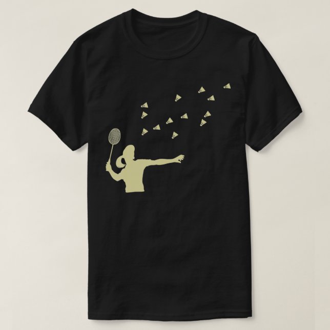 Camiseta Badminton Girl  Badminton Woman Girl Badminton Rac (Frente do Design)