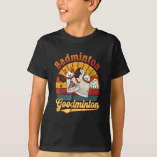 Camiseta Badminton Goodminton Humor Esportivo Divertido