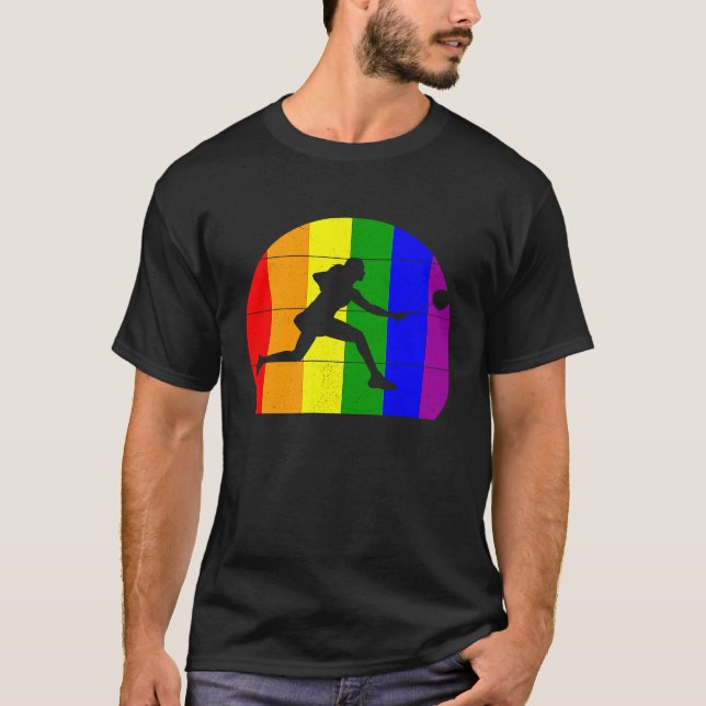 Camiseta Badminton LGBTQ  lesbian girls women gay players s (Frente)